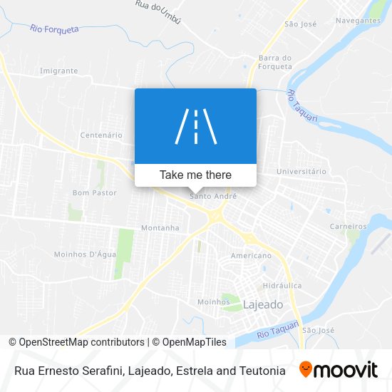 Rua Ernesto Serafini map