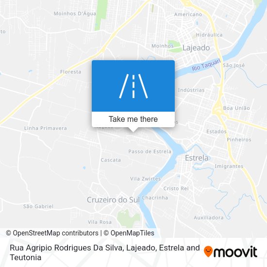 Rua Agripio Rodrigues Da Silva map