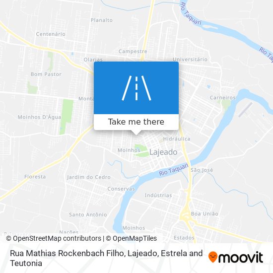 Mapa Rua Mathias Rockenbach Filho