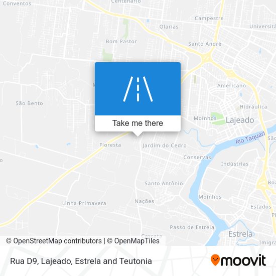 Rua D9 map