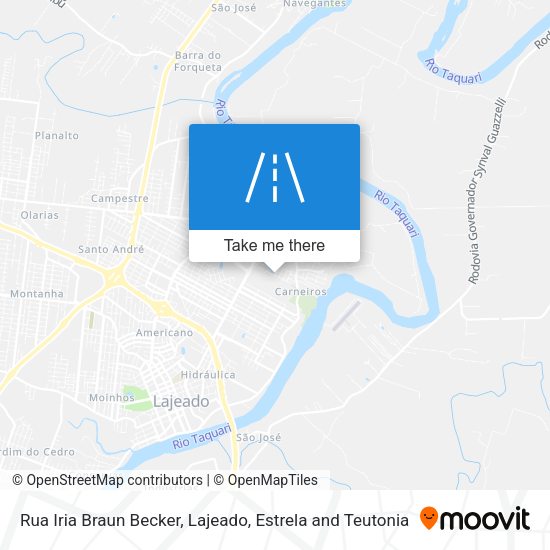 Rua Iria Braun Becker map