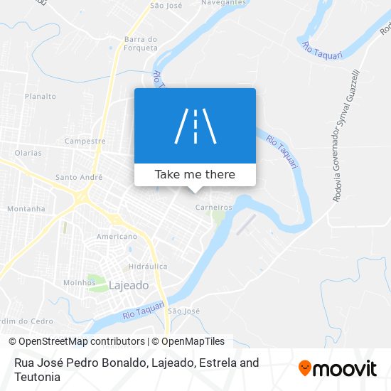 Rua José Pedro Bonaldo map
