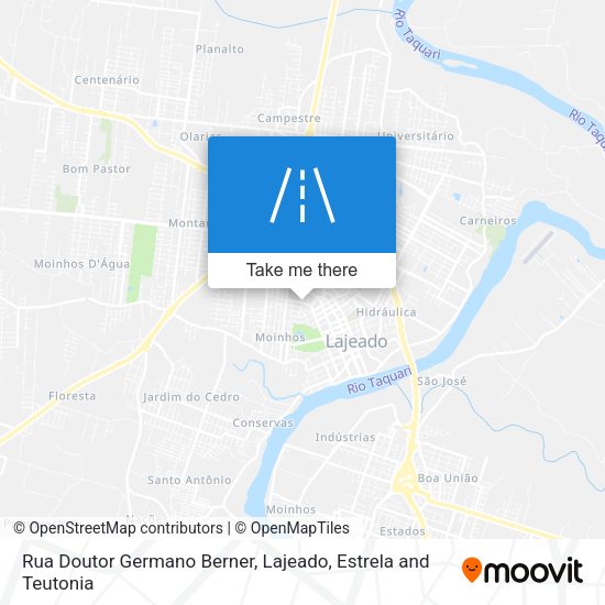Rua Doutor Germano Berner map