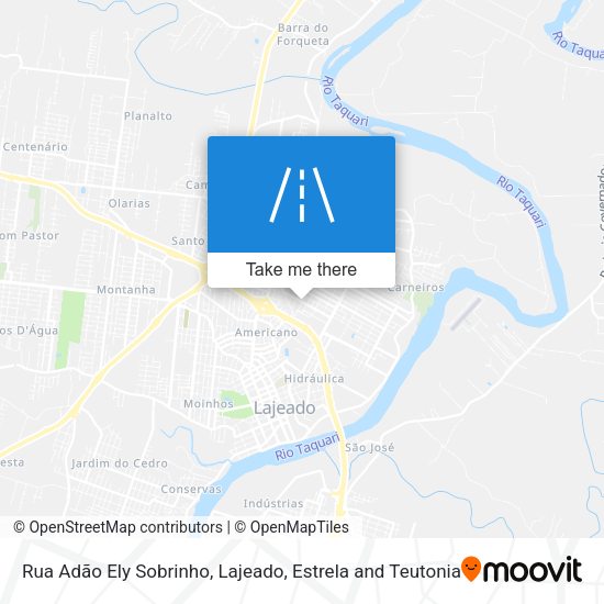 Rua Adão Ely Sobrinho map