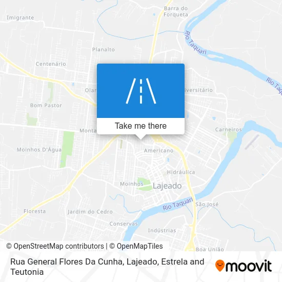 Rua General Flores Da Cunha map