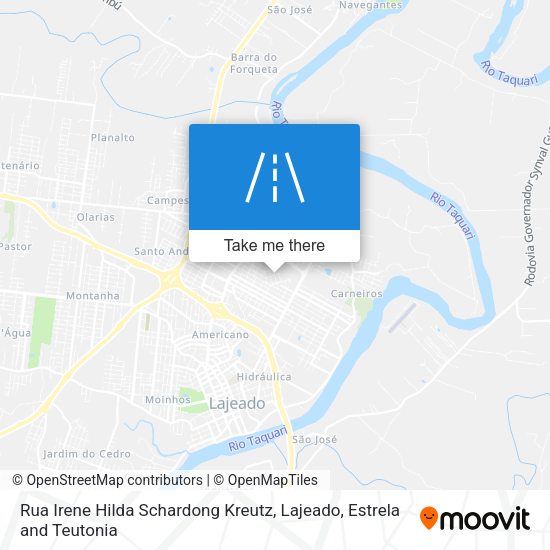 Rua Irene Hilda Schardong Kreutz map