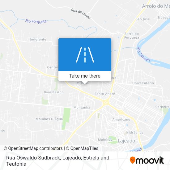 Rua Oswaldo Sudbrack map