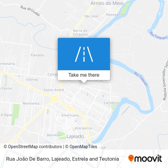Rua João De Barro map