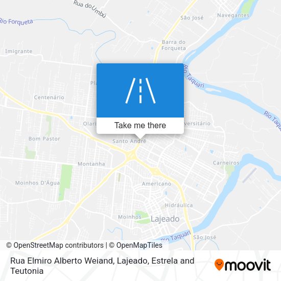 Rua Elmiro Alberto Weiand map