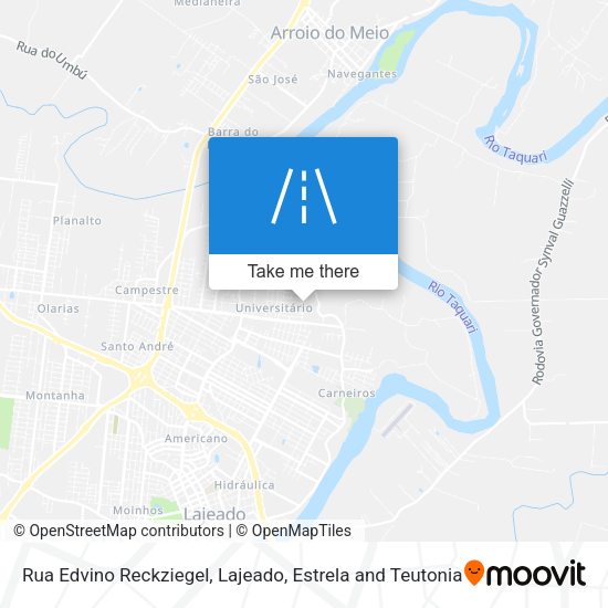 Rua Edvino Reckziegel map