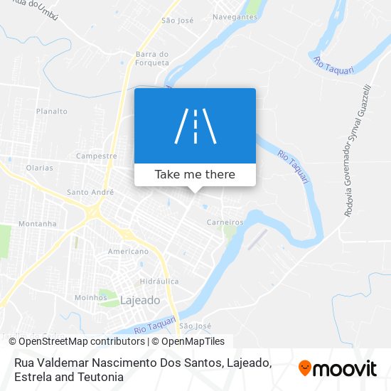 Rua Valdemar Nascimento Dos Santos map