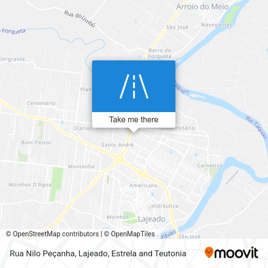 Rua Nilo Peçanha map