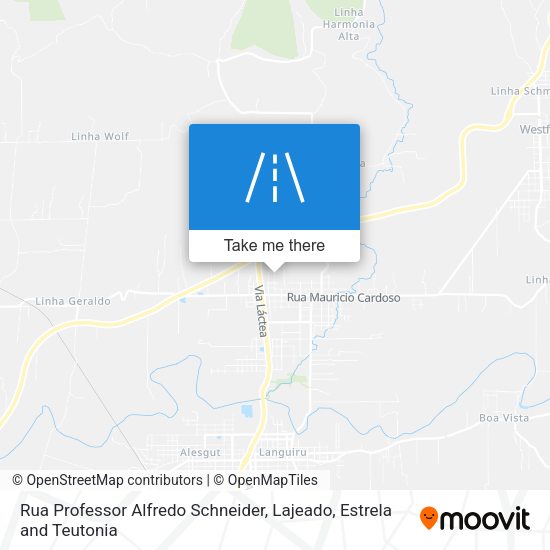 Rua Professor Alfredo Schneider map