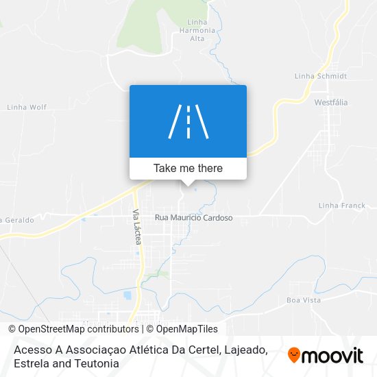 Acesso A Associaçao Atlética Da Certel map