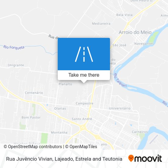 Rua Juvêncio Vivian map