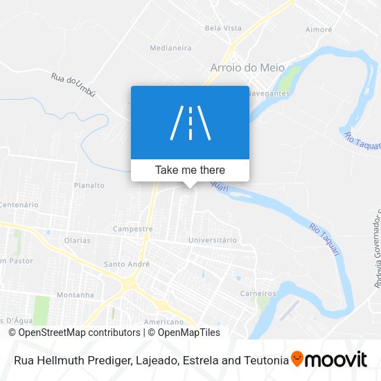 Rua Hellmuth Prediger map