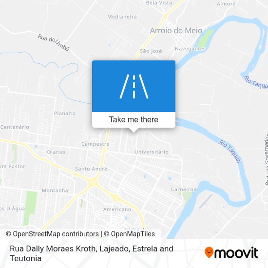 Rua Dally Moraes Kroth map