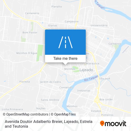 Avenida Doutor Adalberto Breier map
