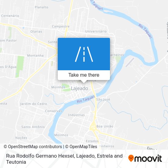 Rua Rodolfo Germano Hexsel map