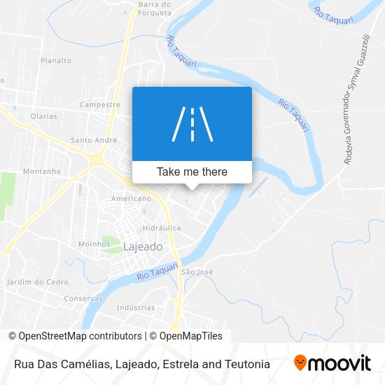 Rua Das Camélias map