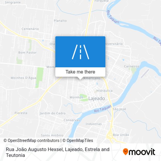 Rua João Augusto Hexsel map