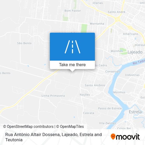 Rua Antônio Altair Dossena map