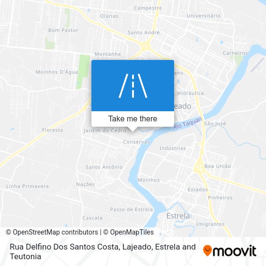 Rua Delfino Dos Santos Costa map