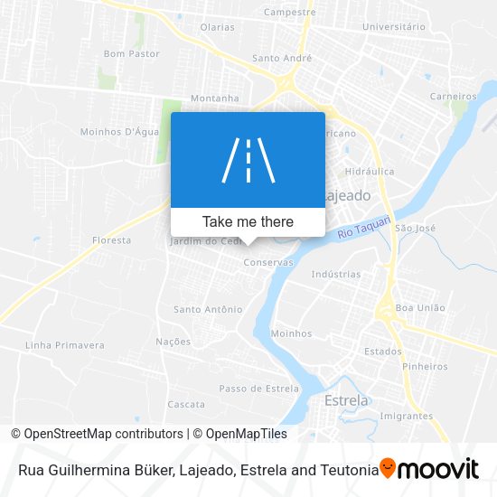 Rua Guilhermina Büker map