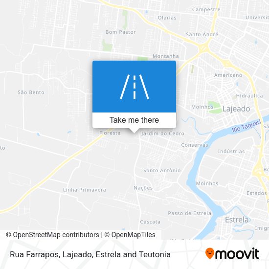 Rua Farrapos map