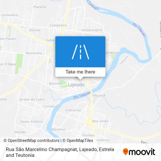 Rua São Marcelino Champagnat map