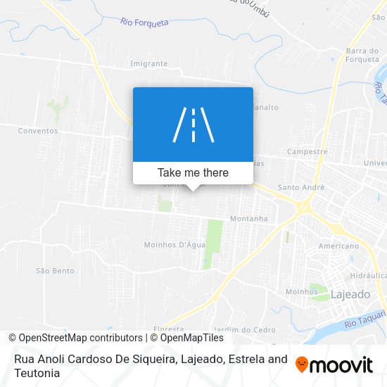 Rua Anoli Cardoso De Siqueira map