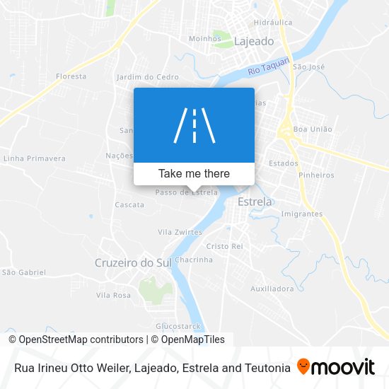 Rua Irineu Otto Weiler map