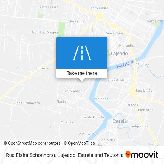 Rua Elsira Schonhorst map