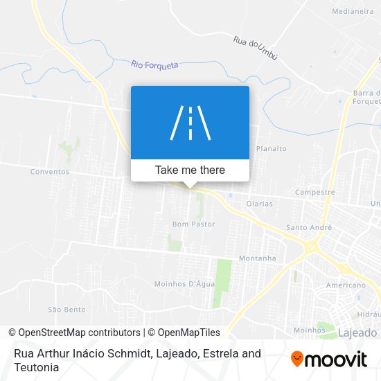 Rua Arthur Inácio Schmidt map