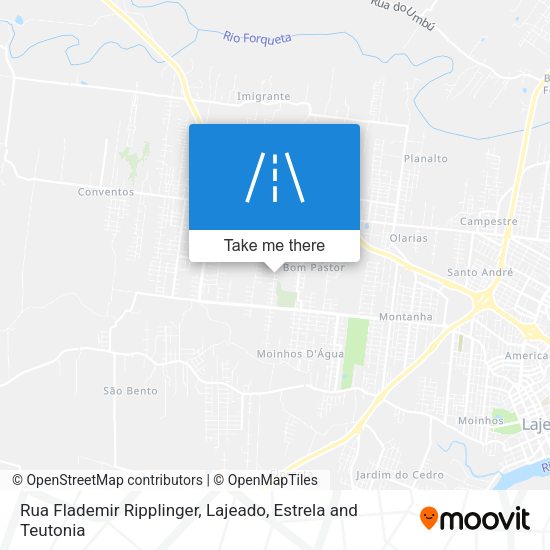 Rua Flademir Ripplinger map