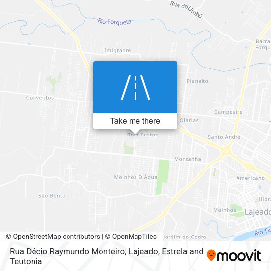 Rua Décio Raymundo Monteiro map