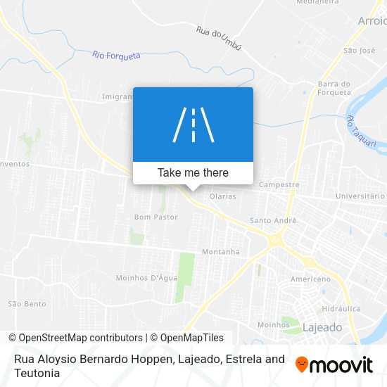 Rua Aloysio Bernardo Hoppen map