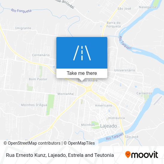 Rua Ernesto Kunz map