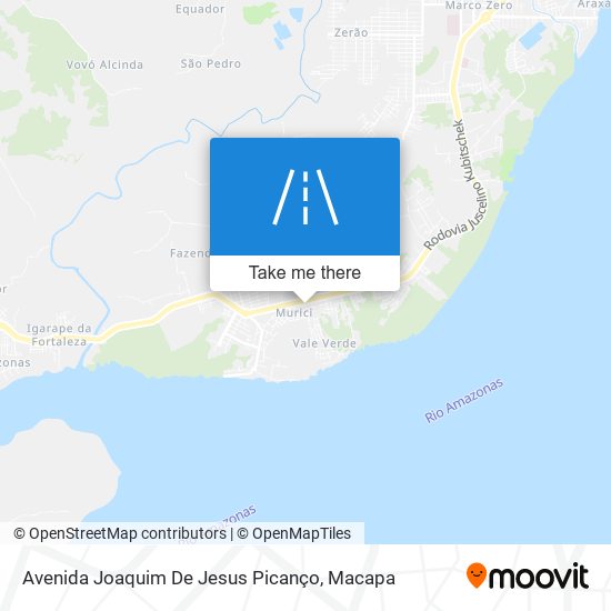 Mapa Avenida Joaquim De Jesus Picanço