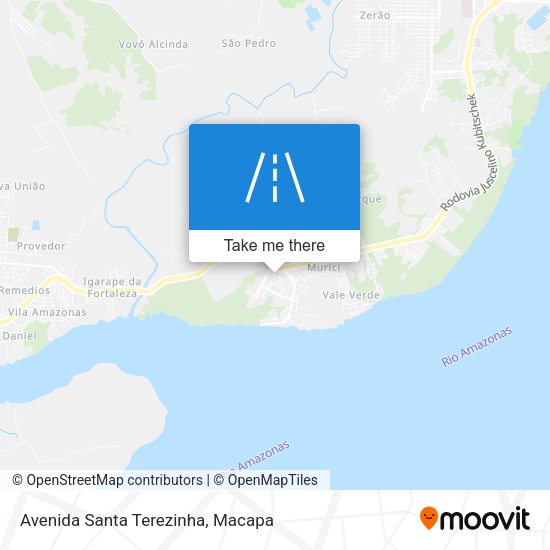 Avenida Santa Terezinha map