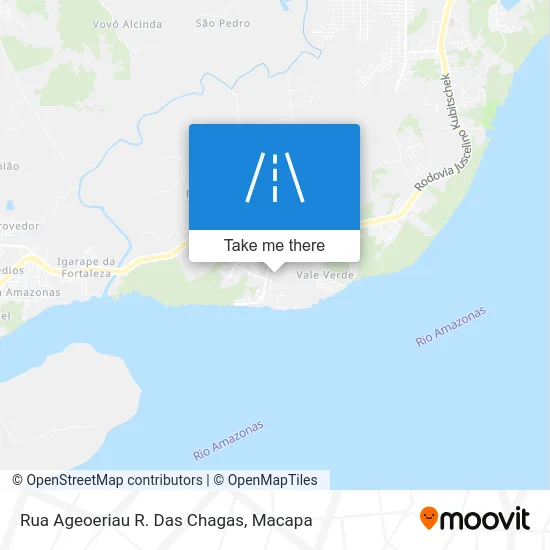 Rua Ageoeriau R. Das Chagas map