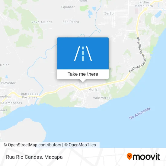 Rua Rio Candas map