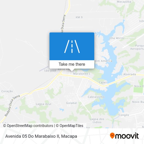 Avenida 05 Do Marabaixo II map