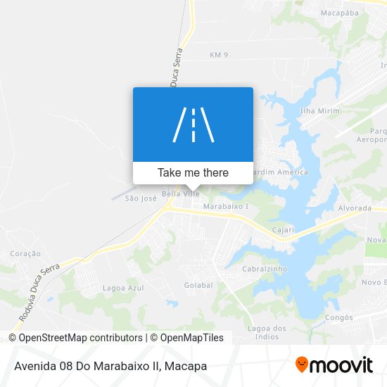 Avenida 08 Do Marabaixo II map
