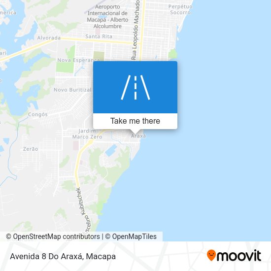 Avenida 8 Do Araxá map