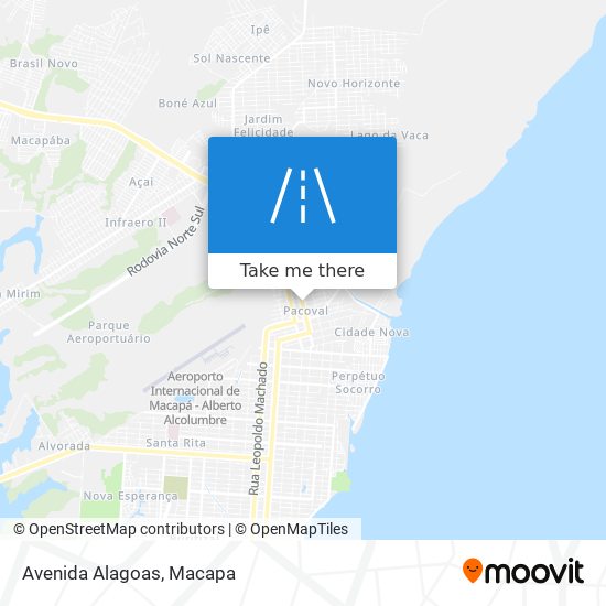 Mapa Avenida Alagoas