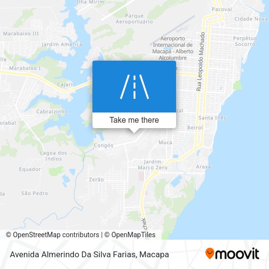 Mapa Avenida Almerindo Da Silva Farias