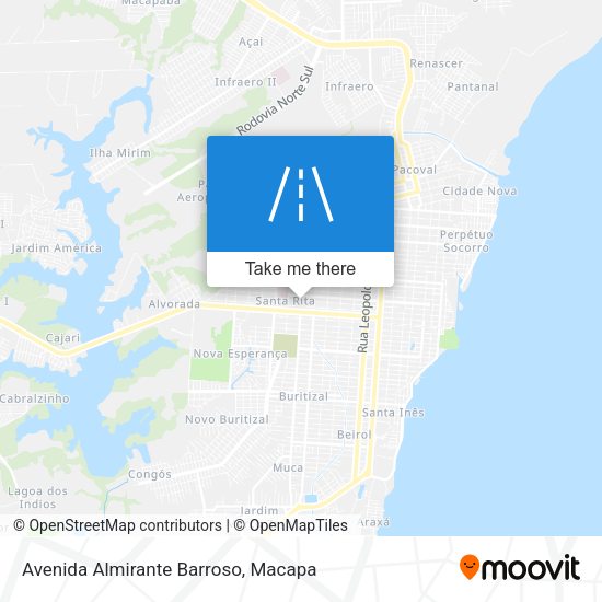 Avenida Almirante Barroso map