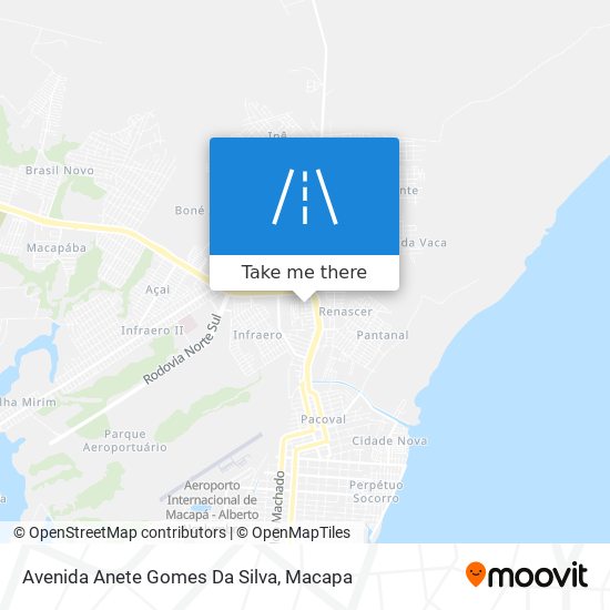 Mapa Avenida Anete Gomes Da Silva