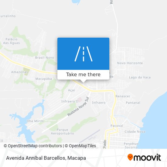 Mapa Avenida Anníbal Barcellos